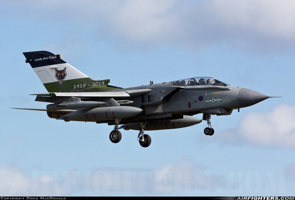 UK - Air Force Panavia Tornado GR4A ZA395 at Lossiemouth (LMO / EGQS), UK