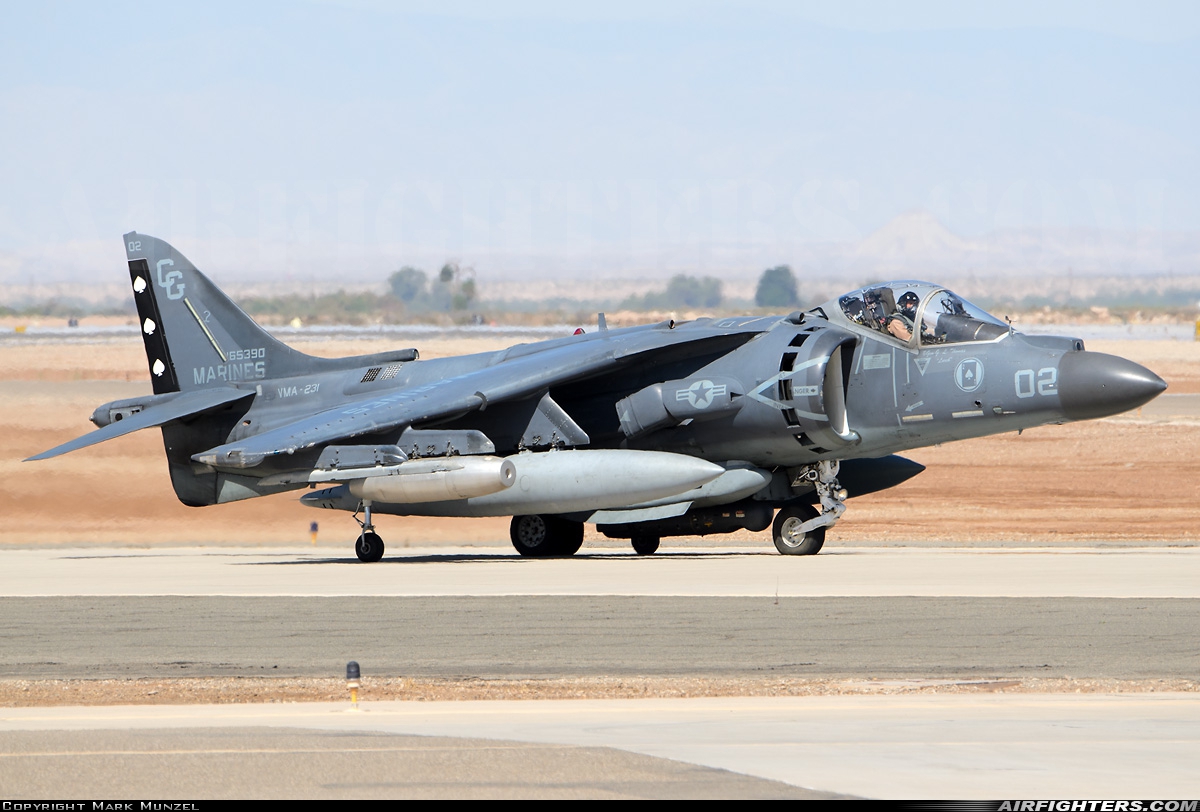 USA - Marines McDonnell Douglas AV-8B+ Harrier ll 165390 at El Centro - NAF (NJK / KNJK), USA