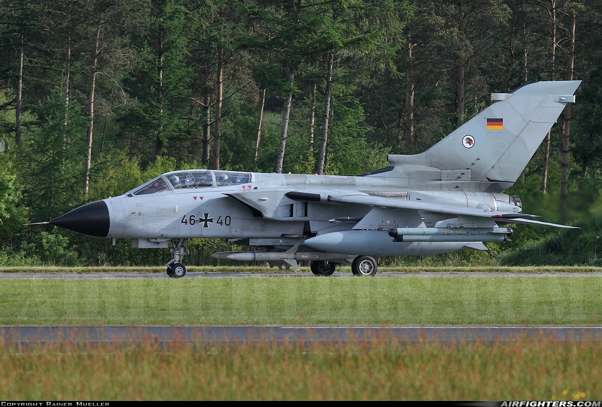 Germany - Air Force Panavia Tornado ECR 46+40 at Wittmundhafen (Wittmund) (ETNT), Germany