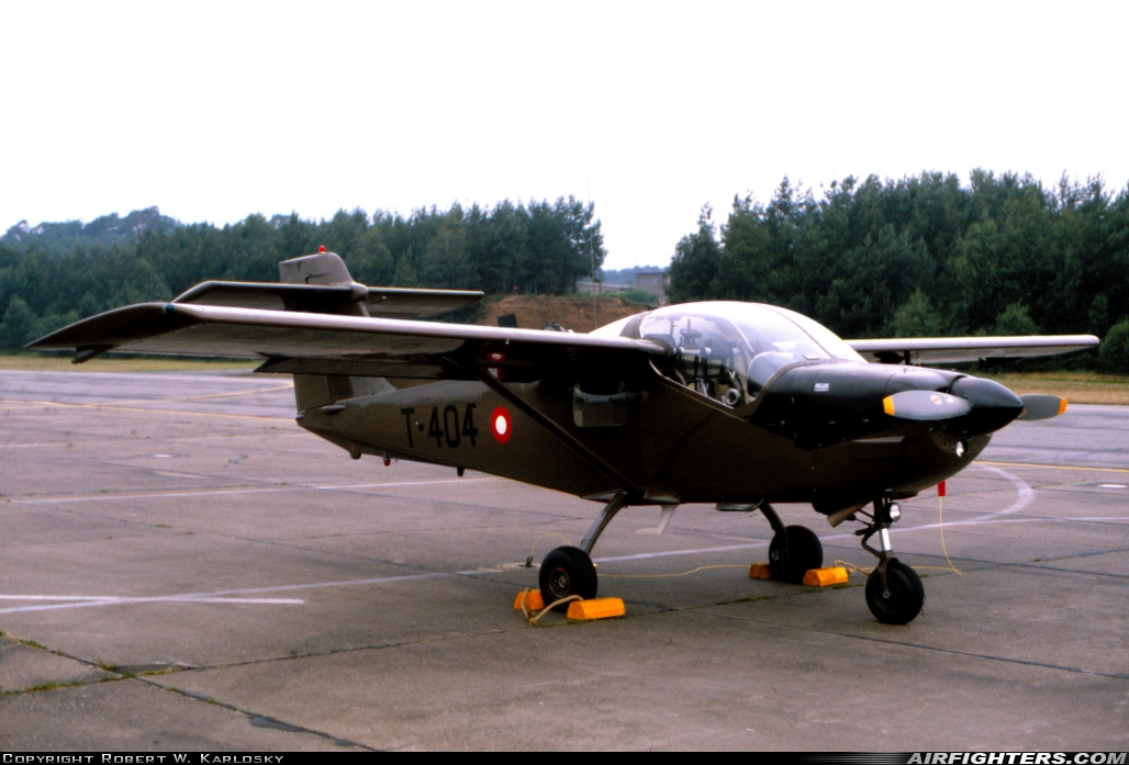 Denmark - Air Force Saab MFI T-17 Supporter T-404 at Ramstein (- Landstuhl) (RMS / ETAR), Germany
