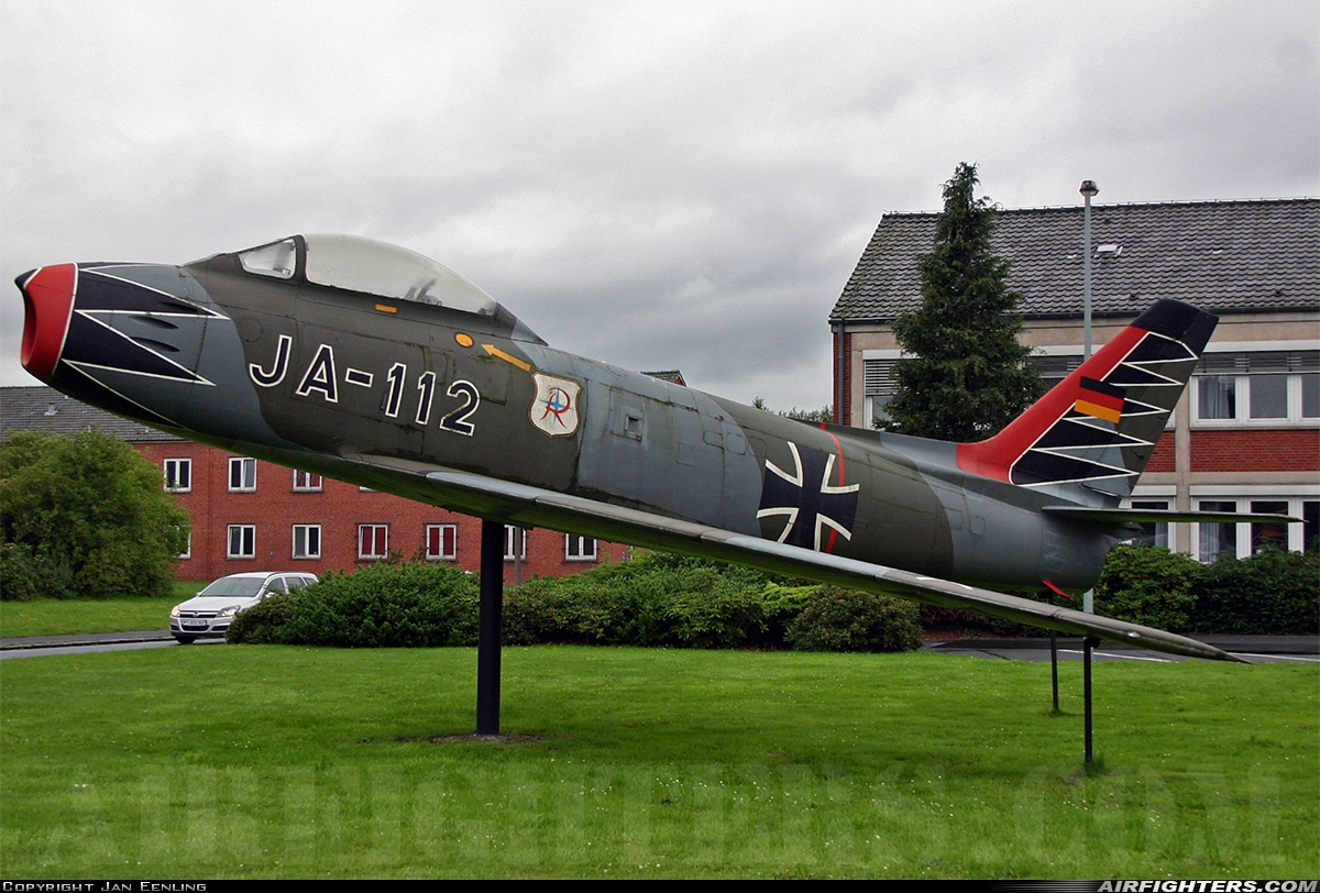 Germany - Air Force Canadair CL-13B Sabre Mk.6 JA-112 at Off-Airport - Wittmund, Germany