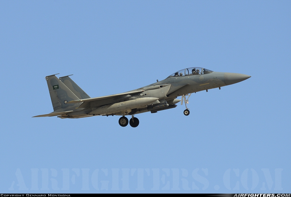 Saudi Arabia - Air Force McDonnell Douglas F-15S Strike Eagle 5516 at Las Vegas - Nellis AFB (LSV / KLSV), USA