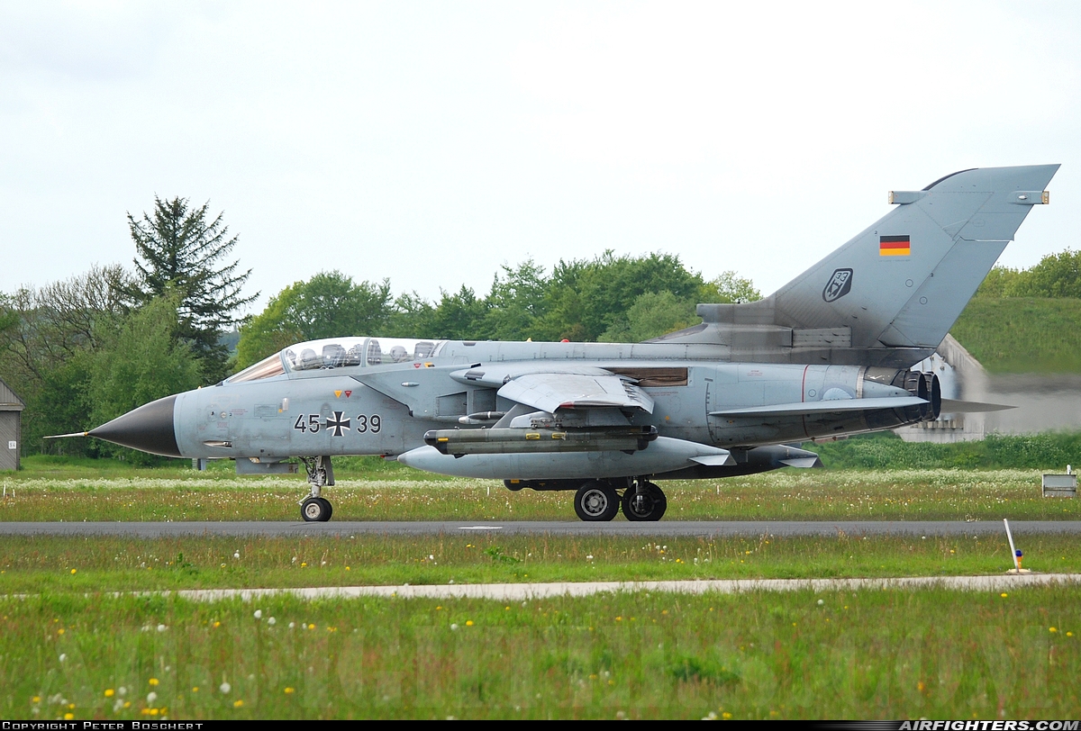 Germany - Air Force Panavia Tornado IDS 45+39 at Schleswig (- Jagel) (WBG / ETNS), Germany