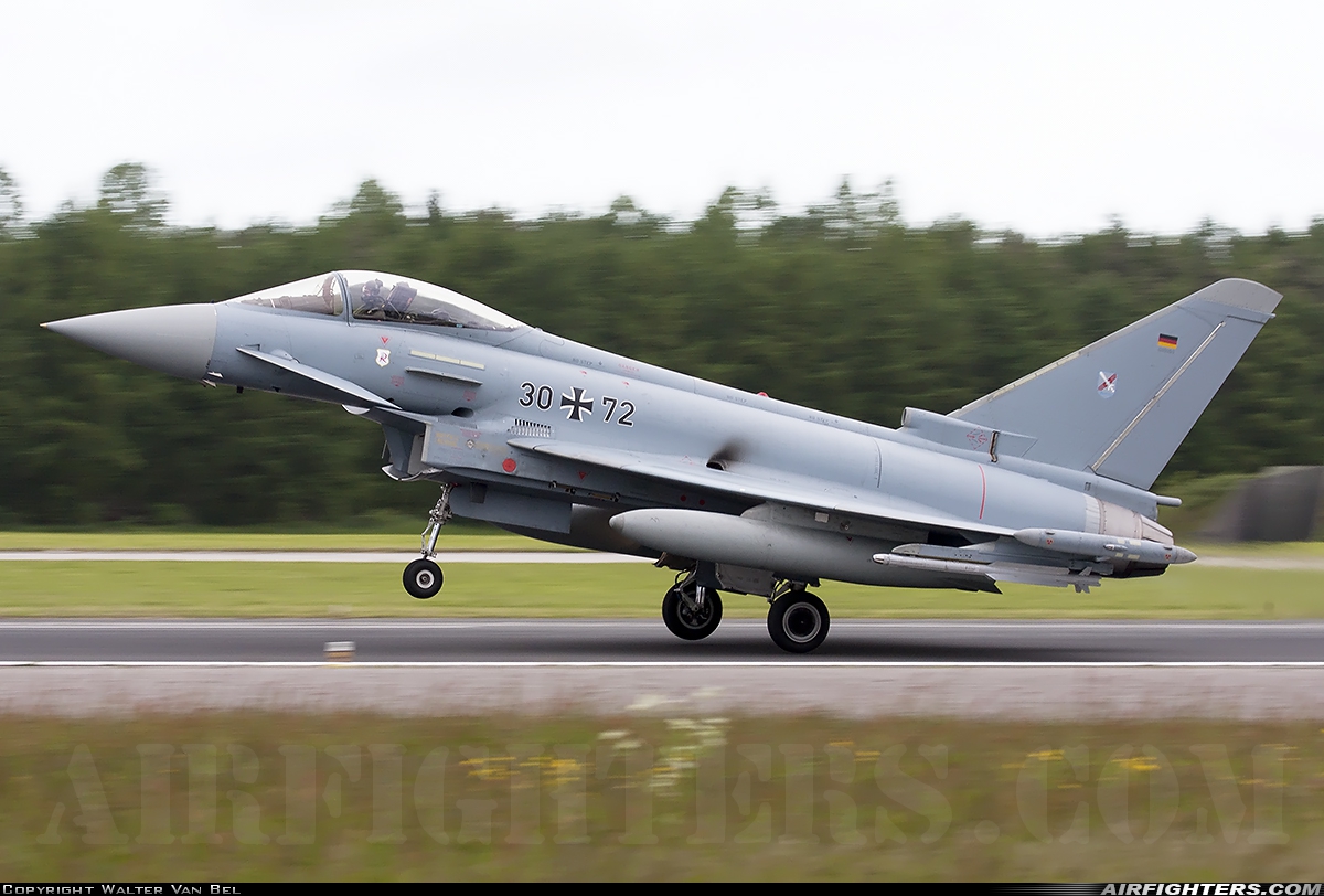 Germany - Air Force Eurofighter EF-2000 Typhoon S 30+72 at Wittmundhafen (Wittmund) (ETNT), Germany