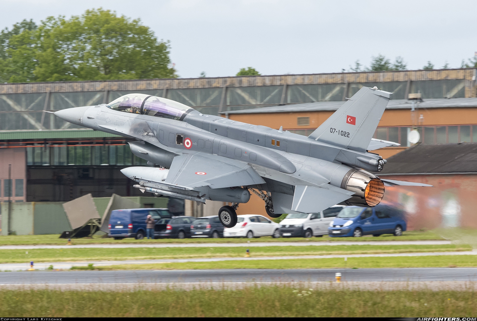 Türkiye - Air Force General Dynamics F-16D Fighting Falcon 07-1022 at Wittmundhafen (Wittmund) (ETNT), Germany