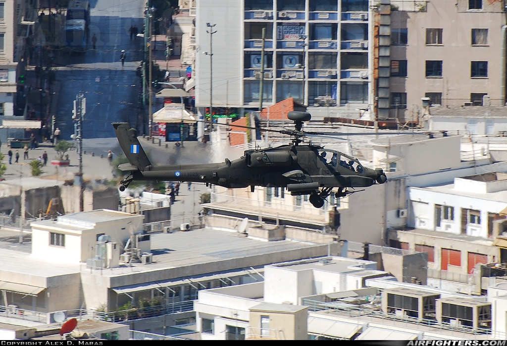 Greece - Army Boeing AH-64DHA Apache Longbow ES1025 at Off-Airport - Athens, Greece