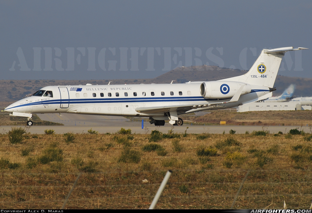 Greece - Air Force Embraer EMB-135BJ (ERJ-135) Legacy 135L-484 at Athens - Eleftherios Venizelos (Spata) (ATH / LGAV), Greece