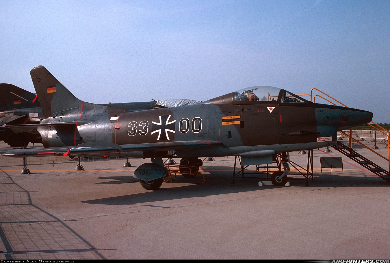 Germany - Air Force Fiat G-91R3 33+00 at Hanover (- Langenhagen) (HAJ / EDDV), Germany