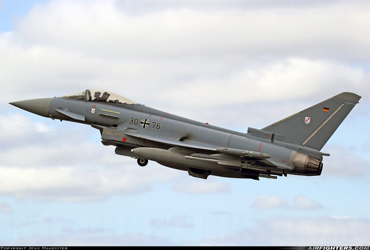 Germany - Air Force Eurofighter EF-2000 Typhoon S 30+76 at Wittmundhafen (Wittmund) (ETNT), Germany