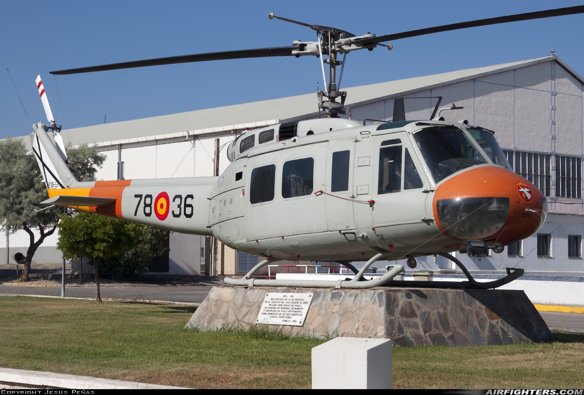 Spain - Air Force Bell UH-1H Iroquois (205) HE,10B-53 at Armilla (LEGA), Spain