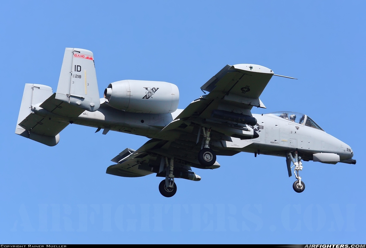 USA - Air Force Fairchild OA-10A Thunderbolt II 80-0218 at Spangdahlem (SPM / ETAD), Germany