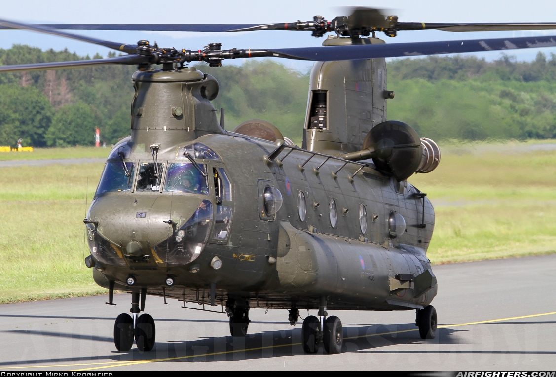 UK - Air Force Boeing Vertol Chinook HC2A (CH-47D) ZH894 at Paderborn / Lippstadt (PAD / EDLP), Germany