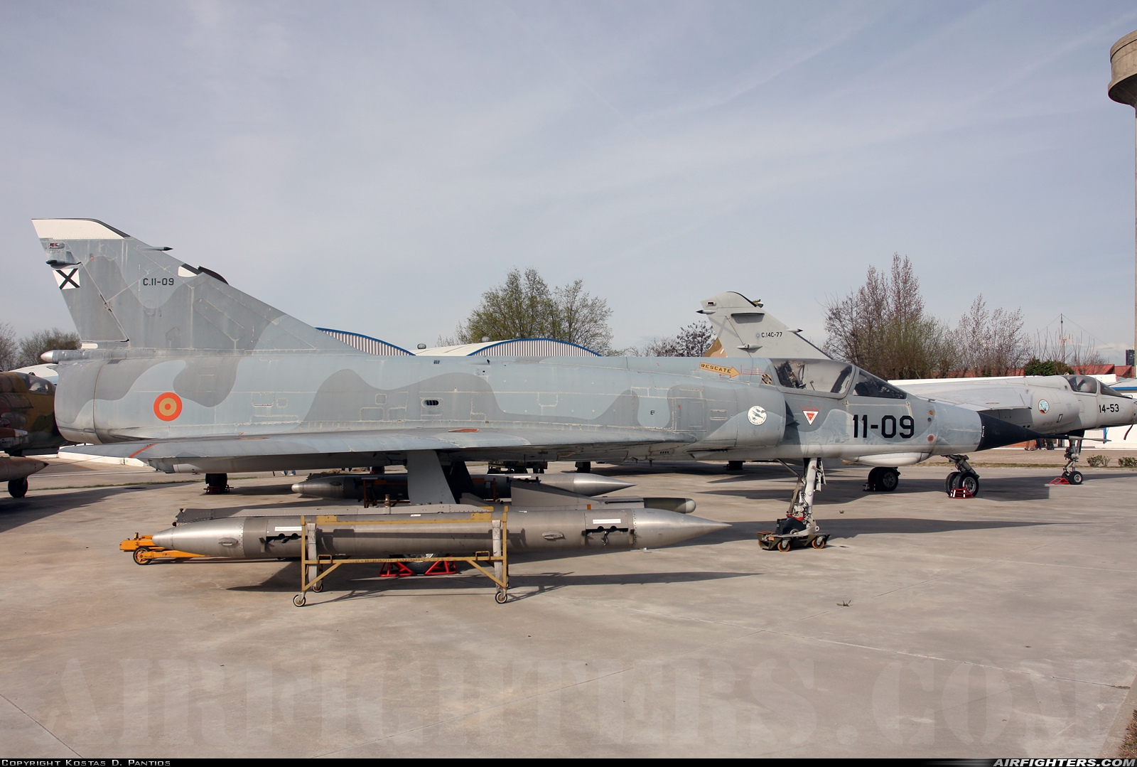 Spain - Air Force Dassault Mirage IIIEE C.11-9 at Madrid - Cuatro Vientos (LECU / LEVS), Spain