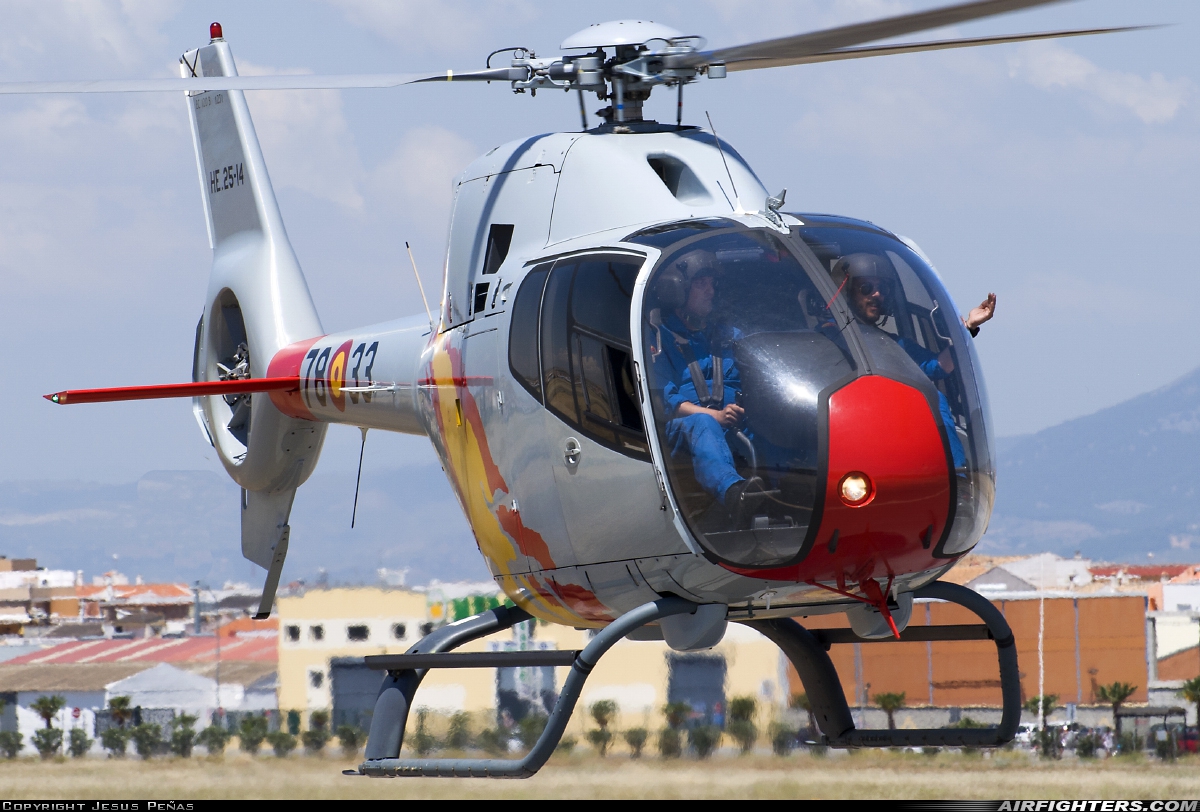 Spain - Air Force Eurocopter EC-120B Colibri HE.25-14 at Armilla (LEGA), Spain