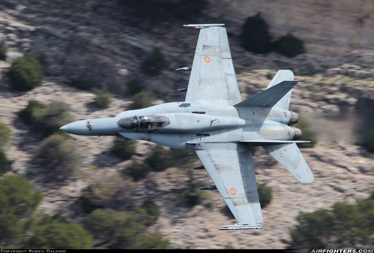 Spain - Air Force McDonnell Douglas C-15 Hornet (EF-18A+) C.15-51 at Off-Airport - Teruel, Spain