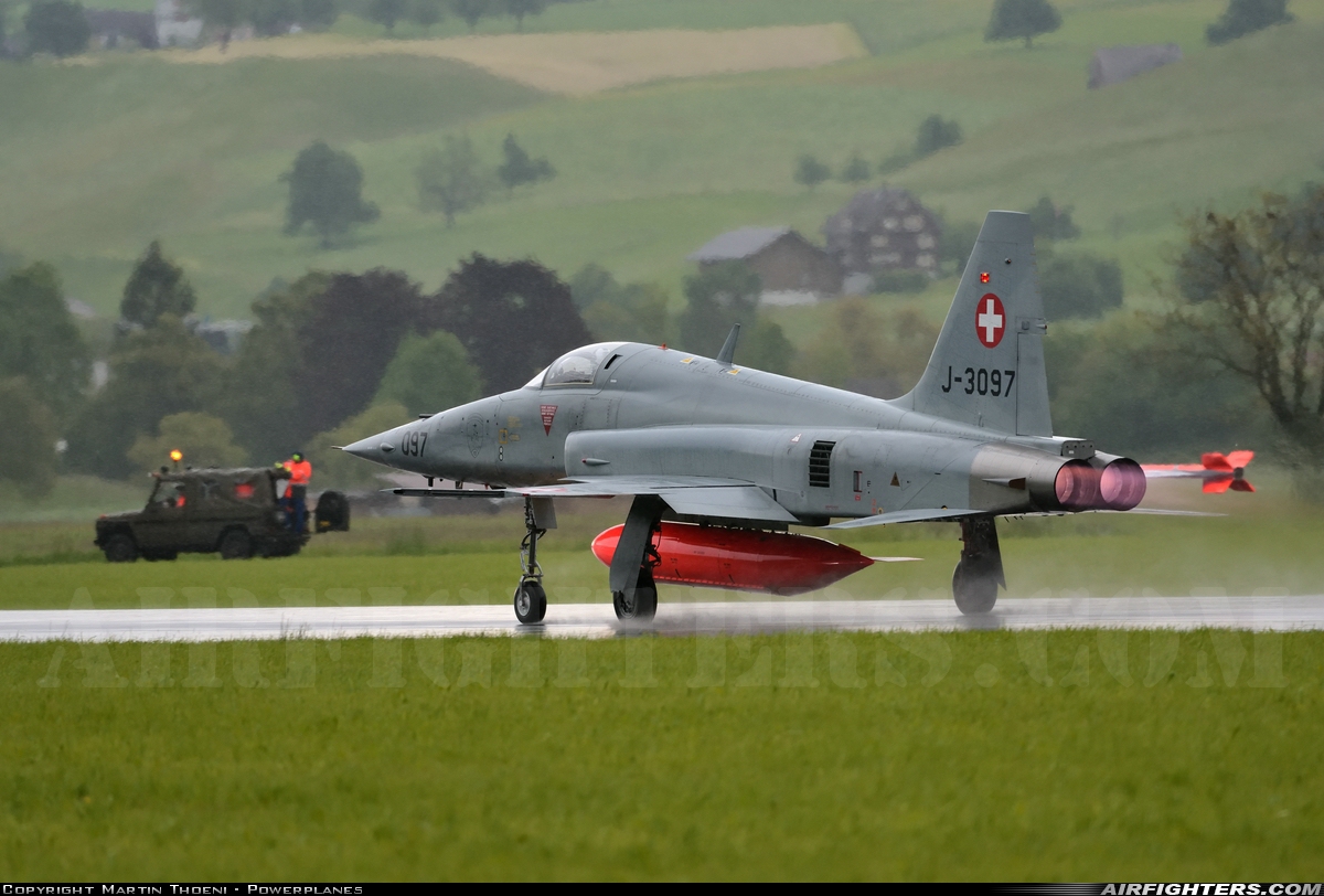 Switzerland - Air Force Northrop F-5E Tiger II J-3097 at Buochs (Stans) (LSMU / LSZC), Switzerland