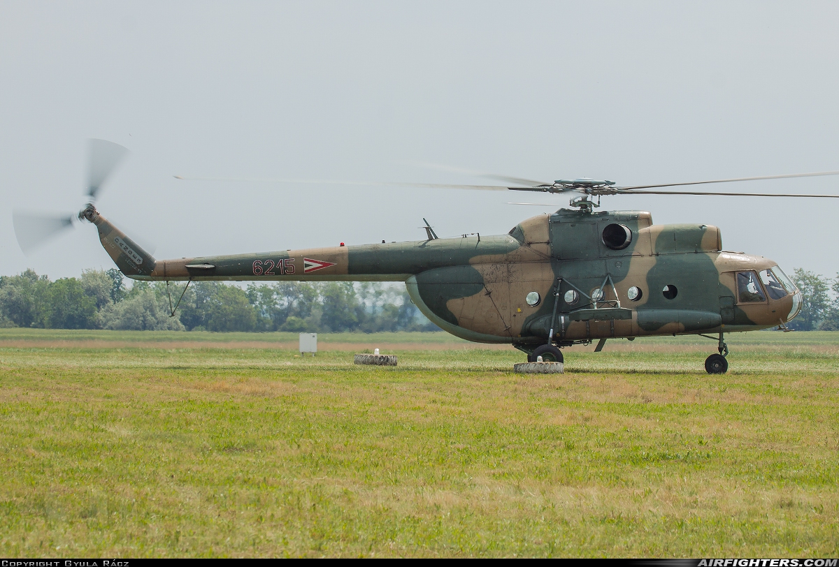 Hungary - Air Force Mil Mi-8T 6215 at Szolnok (LHSN), Hungary