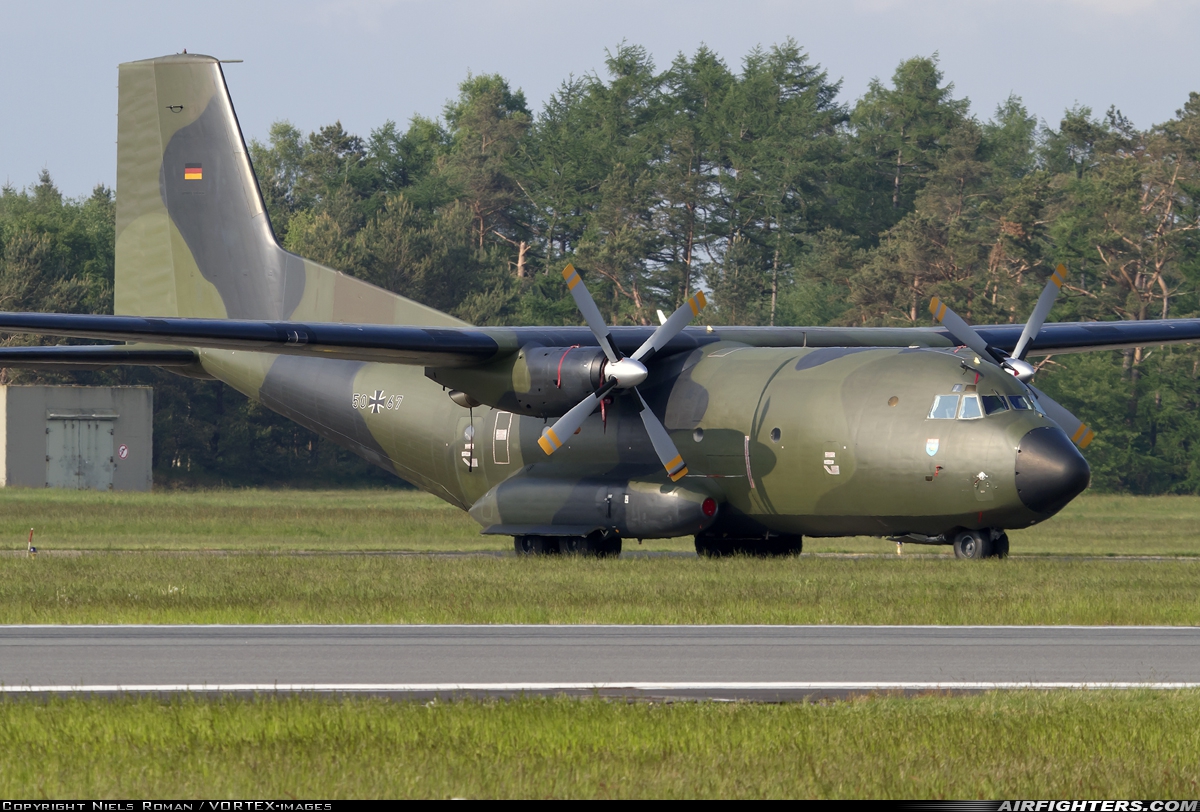 Germany - Air Force Transport Allianz C-160D 50+67 at Hohn (ETNH), Germany