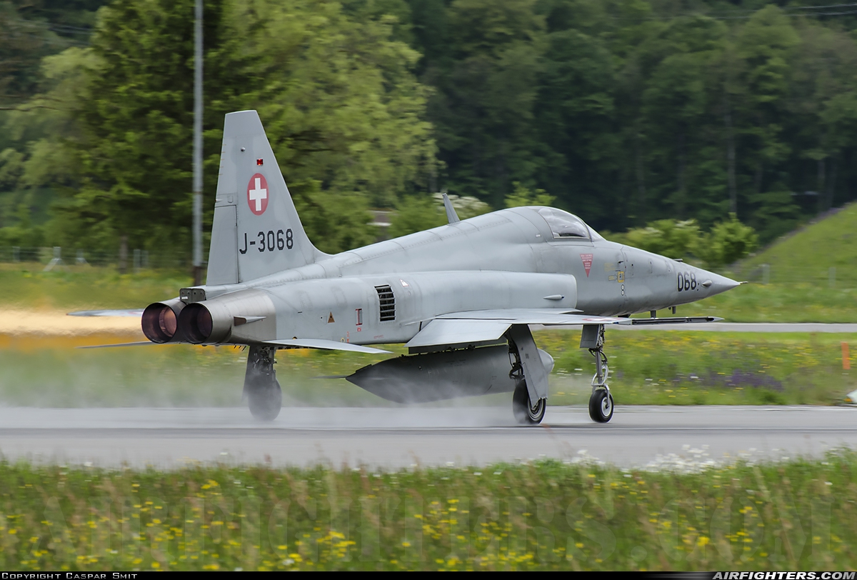 Switzerland - Air Force Northrop F-5E Tiger II J-3068 at Meiringen (LSMM), Switzerland