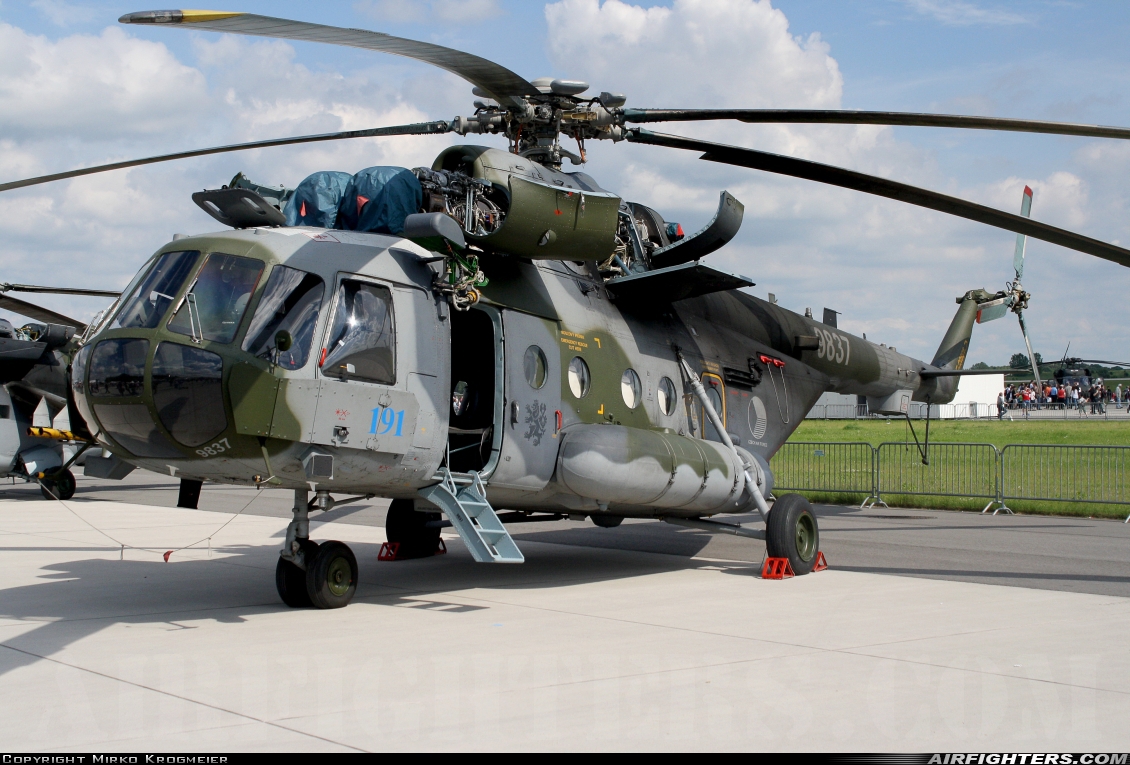 Czech Republic - Air Force Mil Mi-171ShM 9837 at Berlin - Schonefeld (SXF / EDDB), Germany