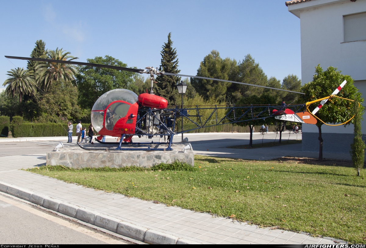 Spain - Air Force Bell OH-13H Sioux H.7B-14 at Armilla (LEGA), Spain