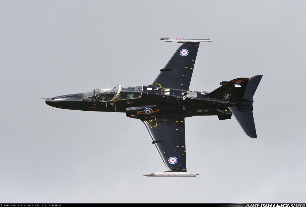 UK - Air Force BAE Systems Hawk T.2 ZK037 at Off-Airport - Machynlleth Loop Area, UK