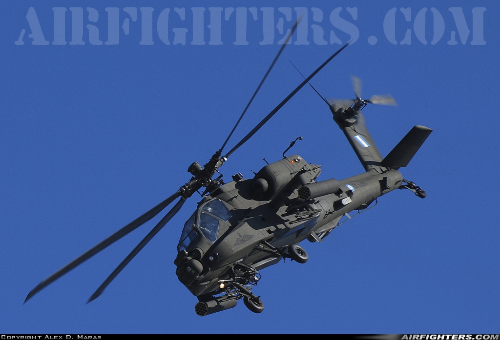 Greece - Army Boeing AH-64DHA Apache Longbow ES1031 at Tanagra (LGTG), Greece
