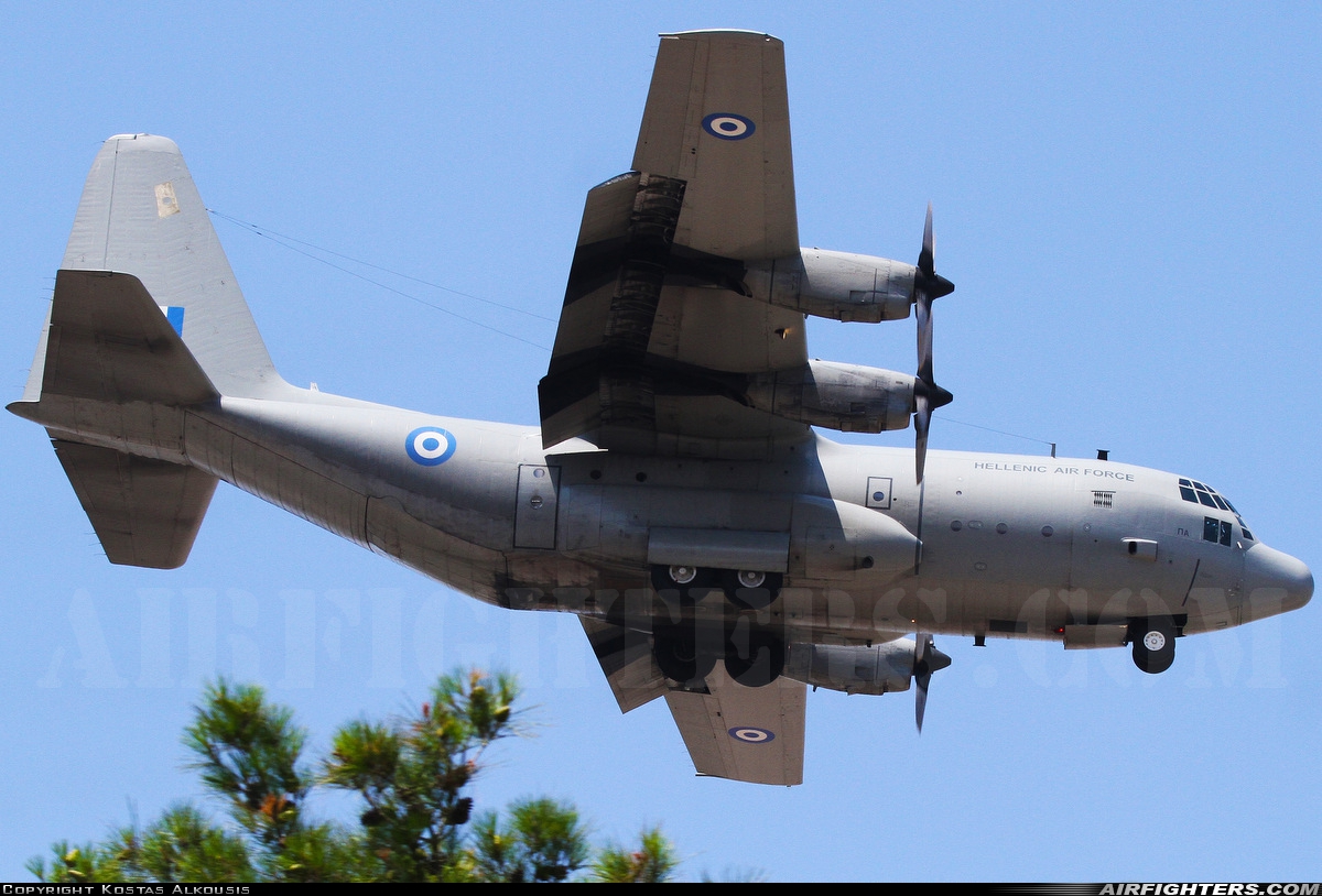 Greece - Air Force Lockheed C-130B Hercules (L-282) 303 at Larissa (LRA / LGLR), Greece