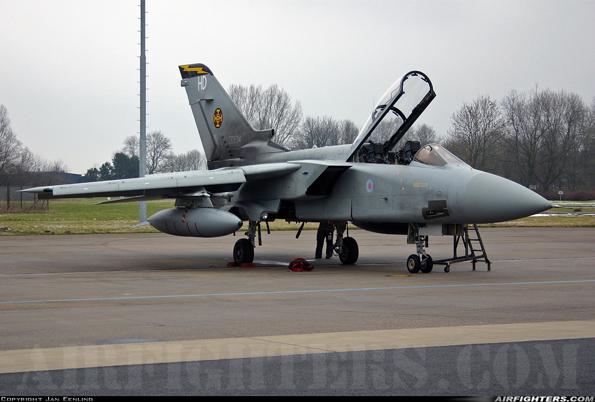 UK - Air Force Panavia Tornado F3 ZE834 at Leeuwarden (LWR / EHLW), Netherlands