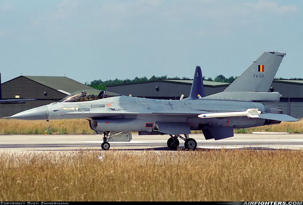 Belgium - Air Force General Dynamics F-16AM Fighting Falcon FA-57 at Nancy - Ochey (LFSO), France