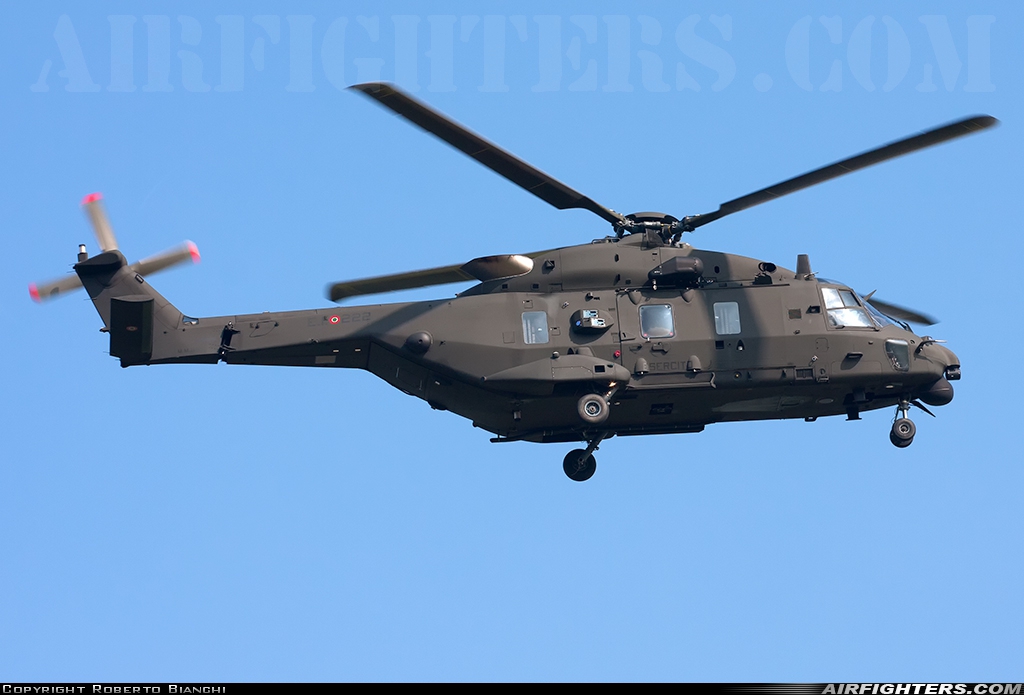 Italy - Army NHI UH-90A (NH-90TTH) MM81539 at Verona - Villafranca (Valerio Catullo) (VRN / LIPX), Italy