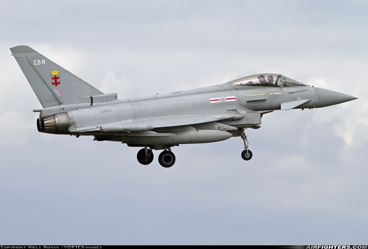 UK - Air Force Eurofighter Typhoon FGR4 ZJ930 at Coningsby (EGXC), UK