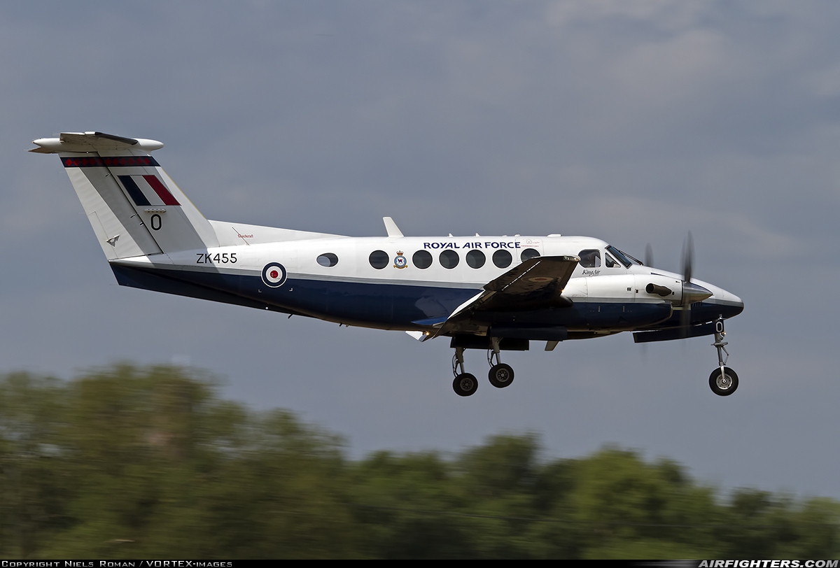 UK - Air Force Beech Super King Air B200GT ZK455 at Coningsby (EGXC), UK