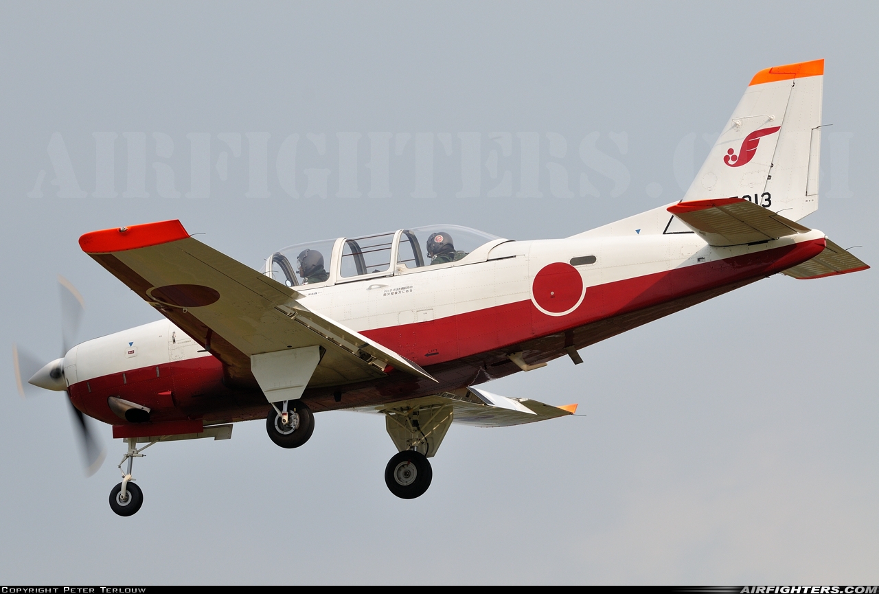 Japan - Air Force Fuji T-7 46-5913 at Hofu (RJOF), Japan