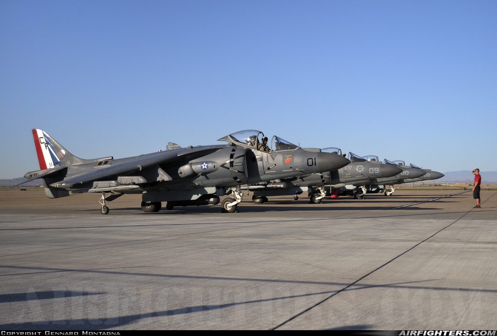 USA - Marines McDonnell Douglas AV-8B+ Harrier ll 164553 at Mesa - Falcon Field (MSC / FFZ), USA