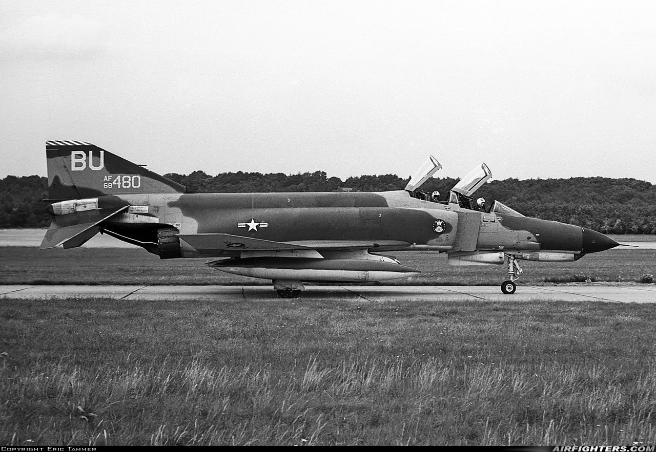 USA - Air Force McDonnell Douglas F-4E Phantom II 68-0480 at Utrecht - Soesterberg (UTC / EHSB), Netherlands