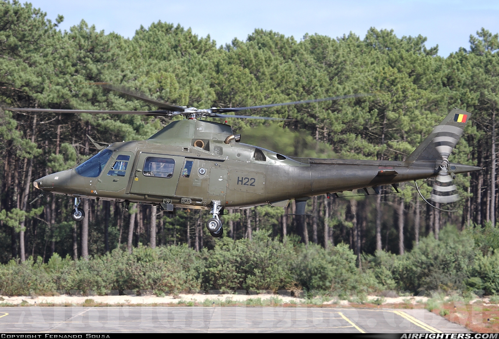 Belgium - Air Force Agusta A-109HO (A-109BA) H22 at Ovar (AM1) (LPOV), Portugal