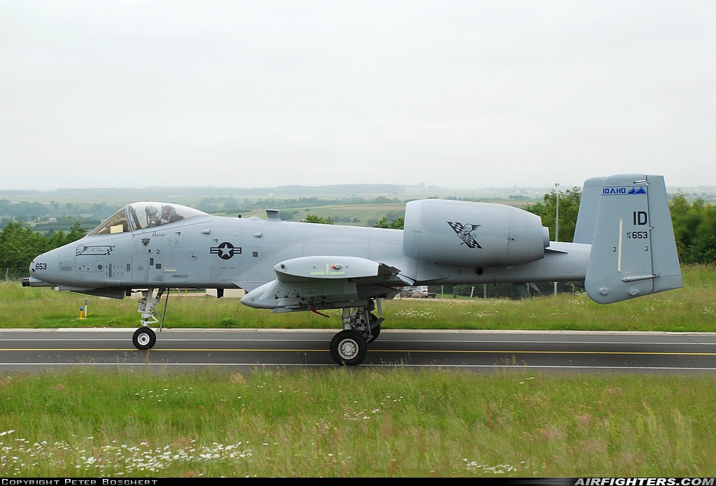 USA - Air Force Fairchild A-10C Thunderbolt II 78-0653 at Spangdahlem (SPM / ETAD), Germany