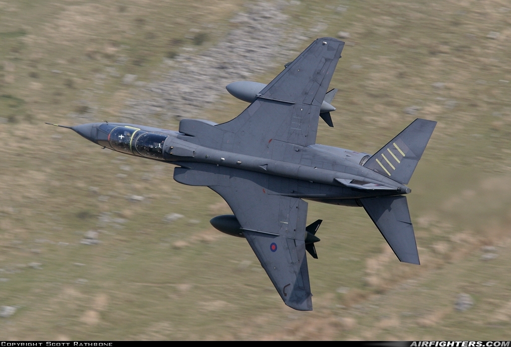 UK - Air Force Sepecat Jaguar T2A XX833 at Off-Airport - Machynlleth Loop Area, UK