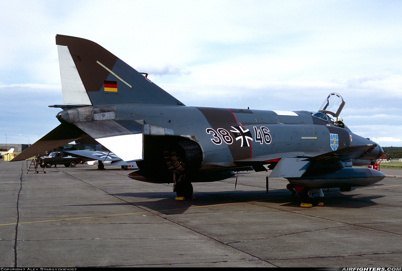 Germany - Air Force McDonnell Douglas F-4F Phantom II 38+46 at Sembach (SEX / ETAS), Germany