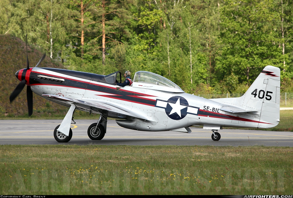 Private North American F-51D MkII Mustang SE-BIL at Ronneby (RNB / ESDF), Sweden