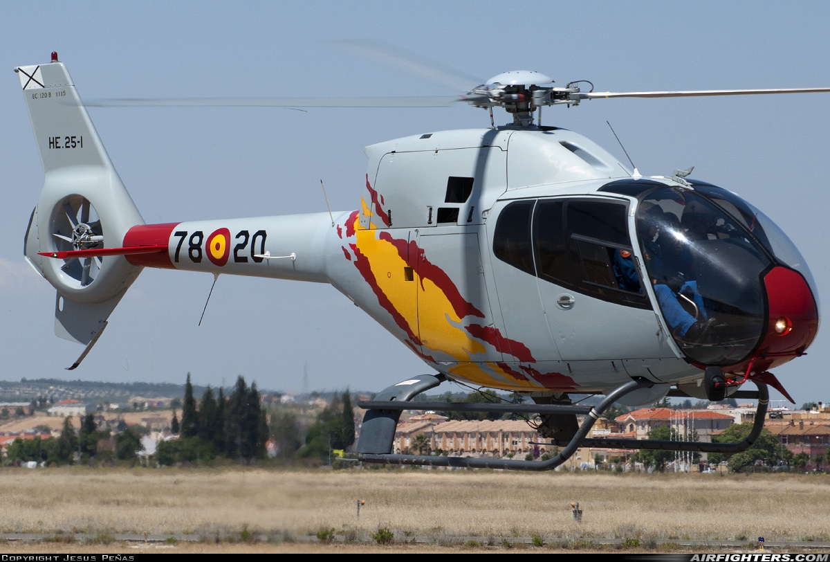 Spain - Air Force Eurocopter EC-120B Colibri HE.25-1 at Armilla (LEGA), Spain