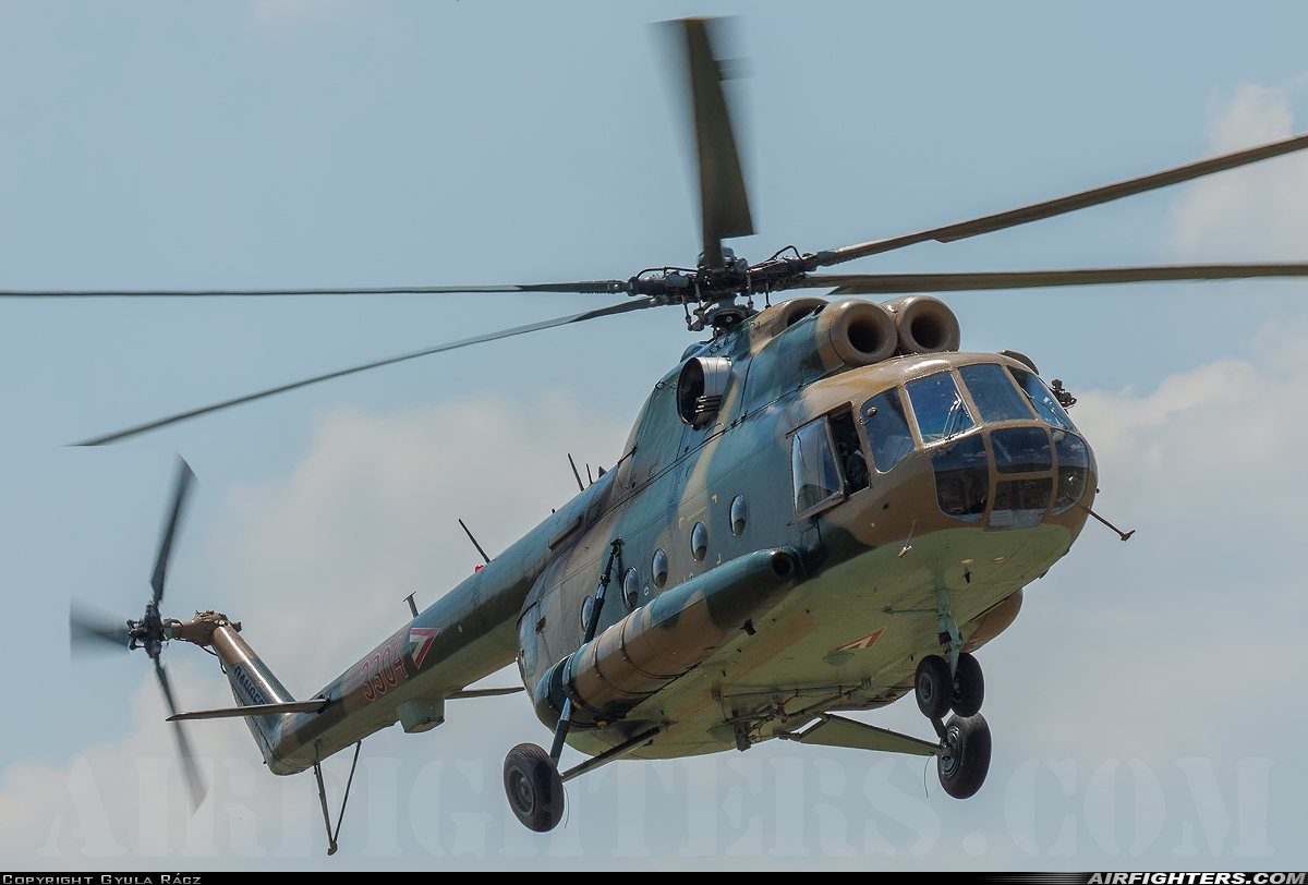 Hungary - Air Force Mil Mi-8T 3304 at Off-Airport - Szolnok, Hungary