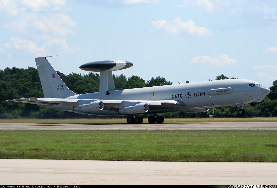 Luxembourg - NATO Boeing E-3A Sentry (707-300) LX-N90442 at Ingolstadt - Manching (ETSI), Germany