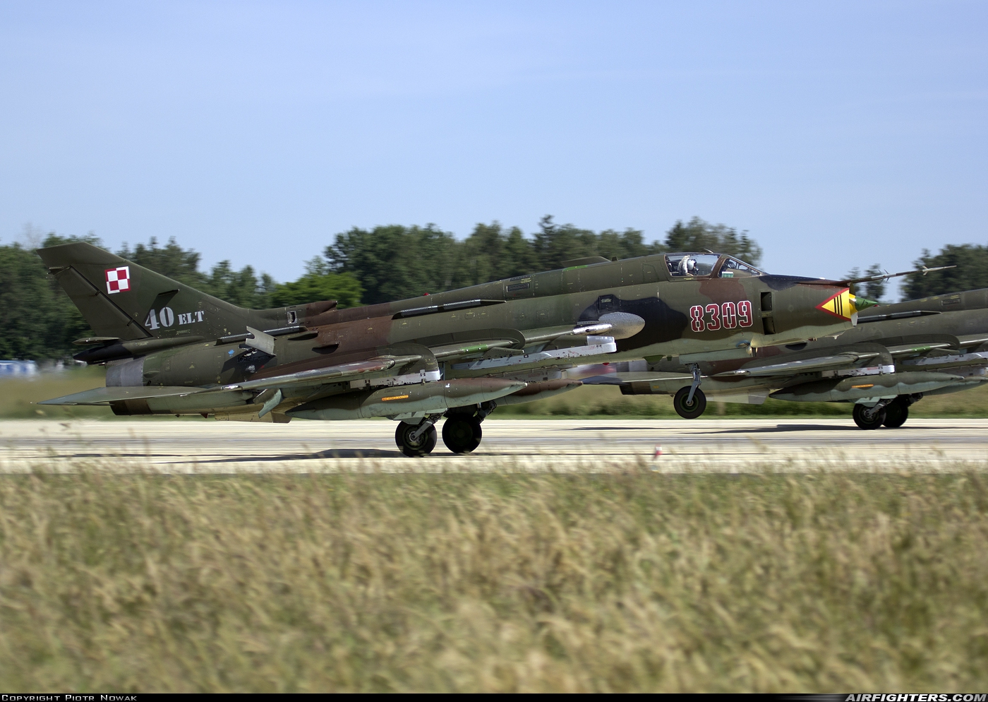 Poland - Air Force Sukhoi Su-22M4 Fitter-K 8309 at Lask (EPLK), Poland