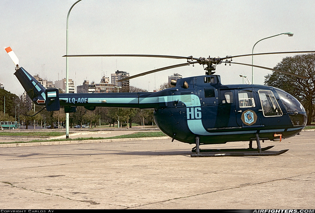 Argentina - Police MBB Bo-105CBS LQ-AOF at Off-Airport - Buenos Aires, Argentina