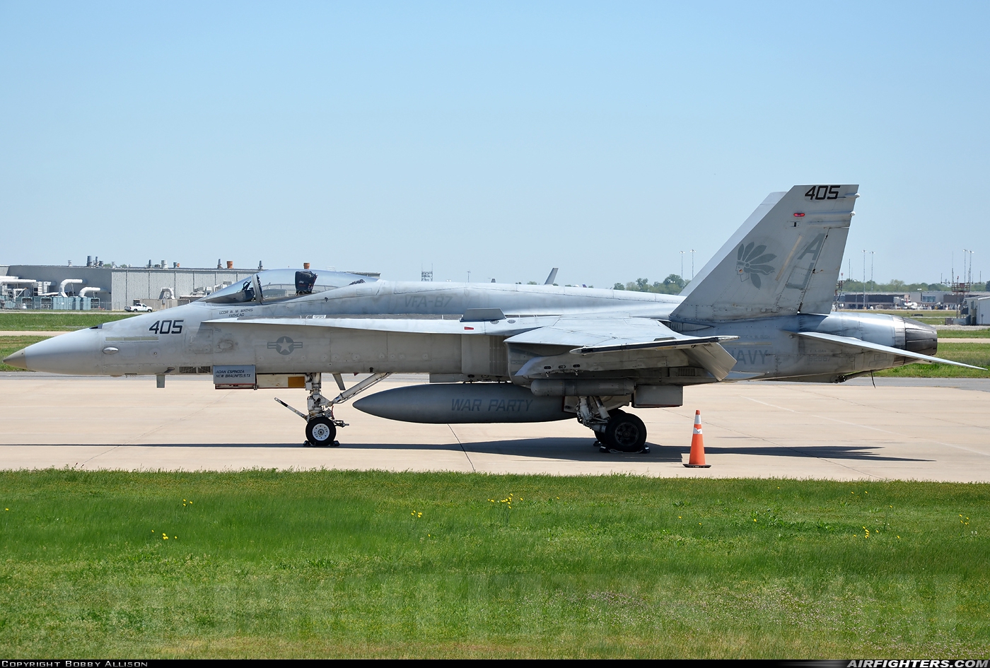 USA - Navy McDonnell Douglas F/A-18A+ Hornet 162867 at Little Rock National Airport (KLIT), USA