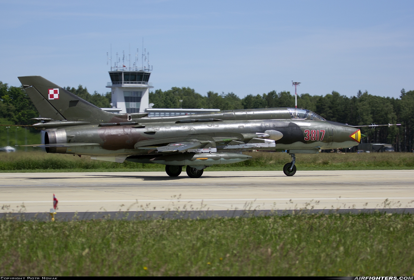 Poland - Air Force Sukhoi Su-22M4 Fitter-K 3817 at Lask (EPLK), Poland