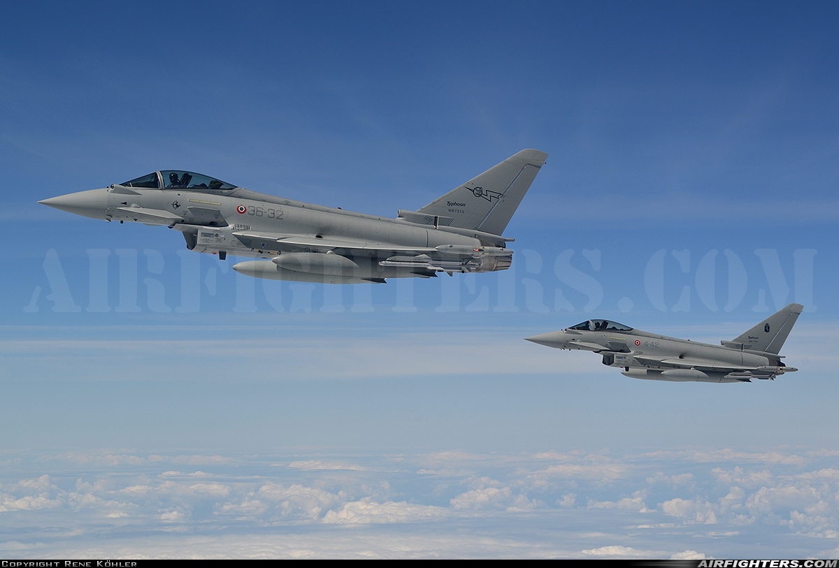 Italy - Air Force Eurofighter F-2000A Typhoon (EF-2000S) MM7310 at In Flight, Germany