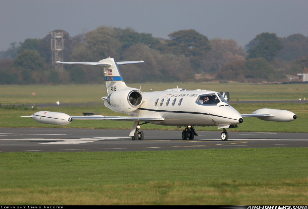 USA - Air Force Learjet C-21A 84-0112 at Linton on Ouse (EGXU), UK